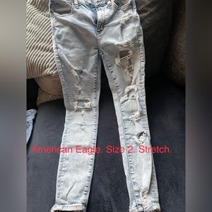 American Eagle. Size 2 “next level stretch”